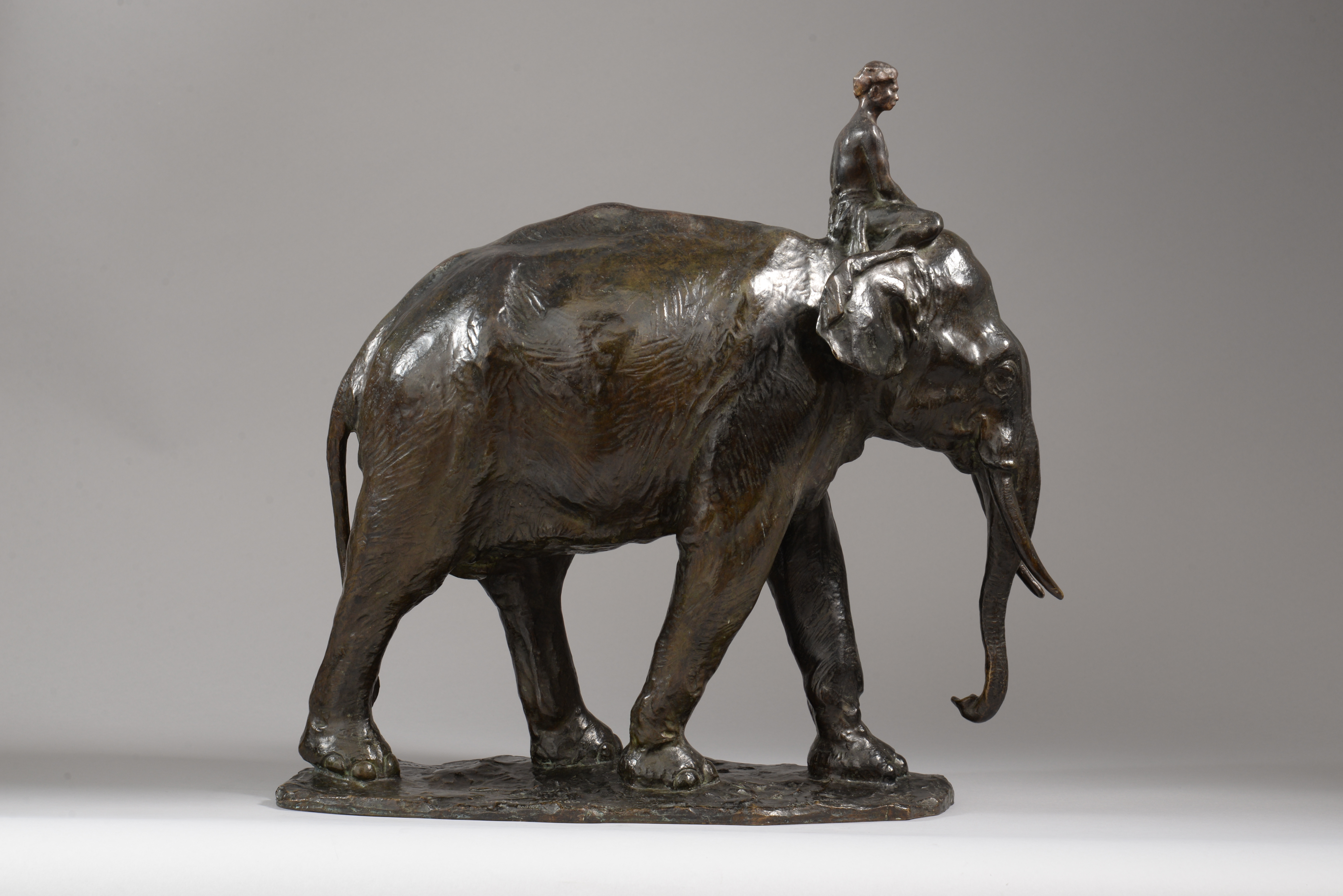 CORNAC SUR UN ÉLÉPHANT